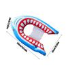 Shark Pool Float Chair with Cup Holder for Adults Inflatable Pool Float Lounge with Handles , Inflatable Float for Swimming Pool