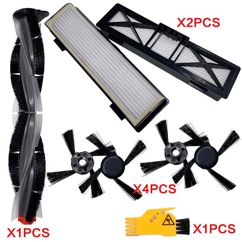 For Neato Botvac D Series D3 D4 D5 D6 D7 D70E D75 D80 D85 D9 D10 Robot Vacuum Cleaner Spare Parts Main Side Brush Hepa Filter