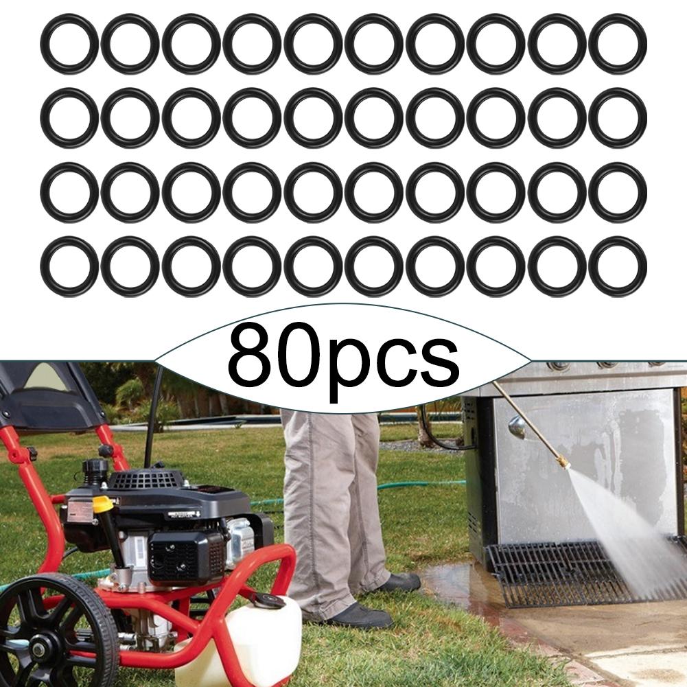1/4 O-Rings O-Rings 80Pcs/Set Accessories For Pressure Washer