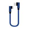 FONKEN USB Typ C Kurzes Kabel 90 Grad Telefon Ladegerät Kabel 25 cm Mini Micro USB Datenkabel Für Powerbank Laptop Ladekabel Draht