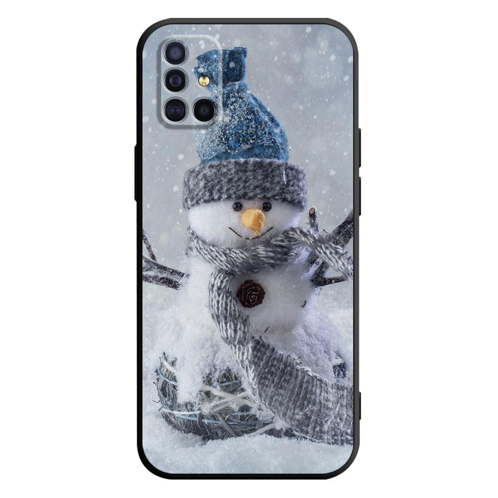 

Снеговик С Рождеством Христовым Чехол Силиконовый Чехол Funda для Samsung Galaxy A51 A01 A04 A03 A50 A40 A20 A30 A10 A70 A20e A20s A71 сумка Samsung A10
