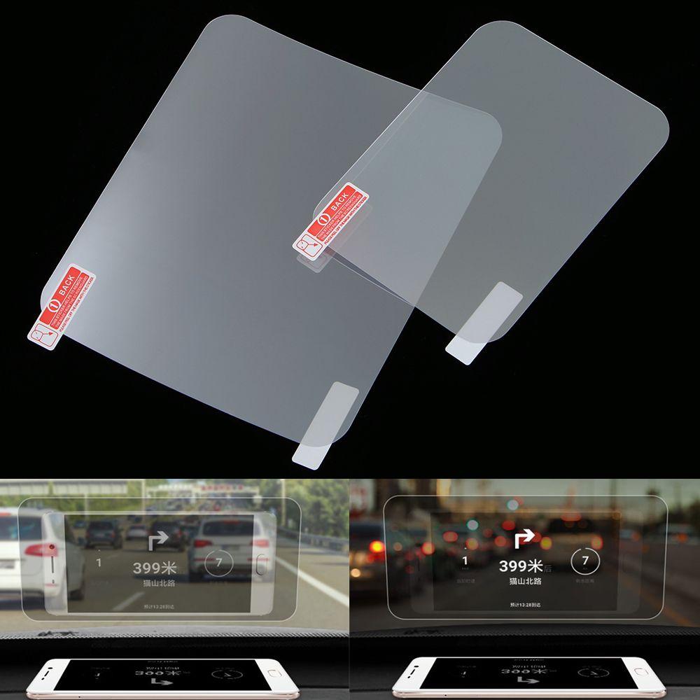New Phone GPS Auto Accessories Transparent HUD Projector Head Up Display Reflective Film Car Windshield Screen Sticker