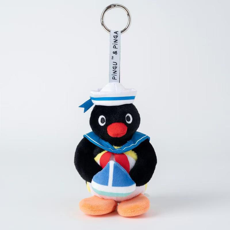 Portachiavi Peluche Pinguino Originale Bambola Ornamento per Zaini