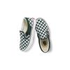 Vans Slip-On Casual Durable Lightweight Low Top Kids Skate Shoes Green White Checkerboard Kids Sneaker VN0A5KXM8CA