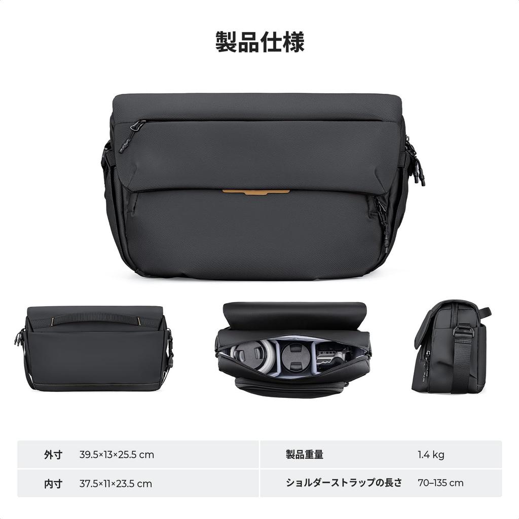 CONCEPT Camera 12L Large Capacity Sling Stylish Camera Shoulder DSLR Camera Adjustable Accessory Camera Camera Storage Photography Bag K&F Bag, Bag,