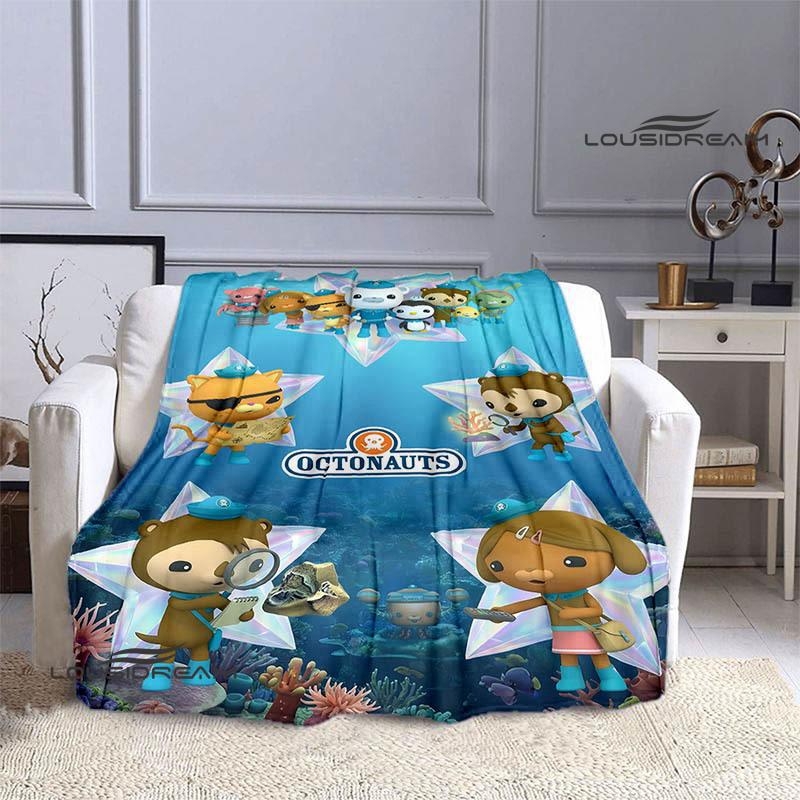 3D The-Octonauts printed blankets picnic blanket Warm Flannel blankets Soft and comfortable blanket bed linings Birthday Gift
