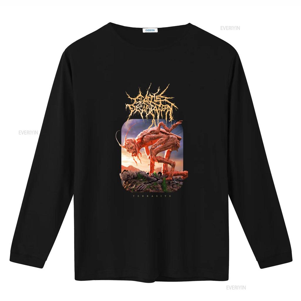 Cattle Decapitation Terrasite T-Shirt Offizielles Band Merch Größen S bis XXL Einzigartiges Artwork Perfekt für Metal-Fans vintage Gewaschen