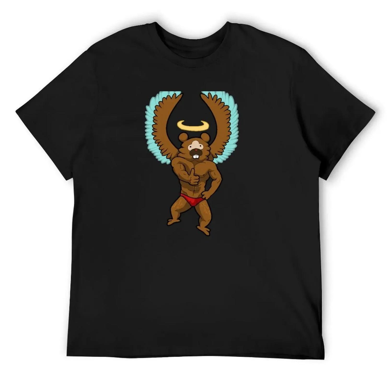 Mega Bidoof T-Shirt cute clothes Short sleeve tee luxury designer plain t shirts men S