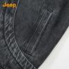 JEEP Men's Casual Loose Fit Denim Jacket