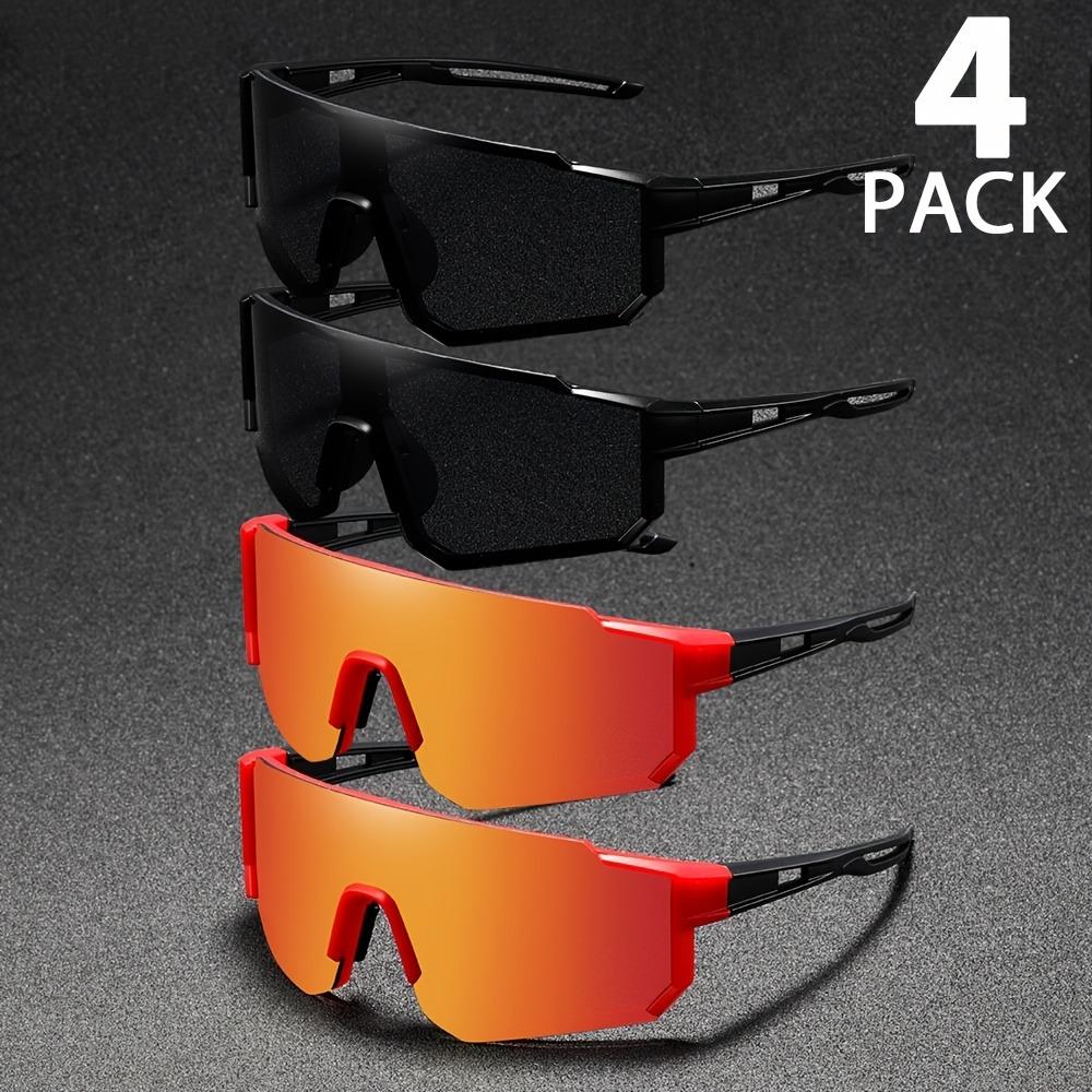 4 Pairs Unisex Glasses Decorative Large Frame Fashion Style