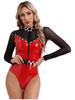 Dame Sjakkbrett Racer Bil Halloween Cosplay Speed ​​Racer Driver Bodysuit Sjakkbrett Lær Trikot Jumpsuit Sexy Uniform