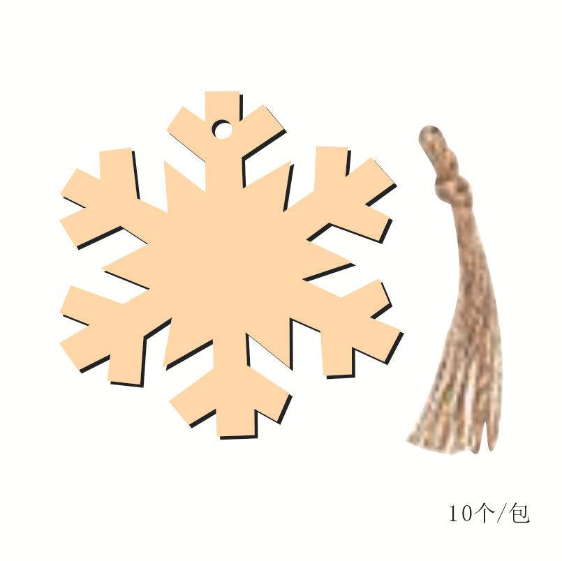 Hand-Painted Wood Slice Christmas Ornaments DIY Wooden Craft for Holiday Decor Rustic Tree Hangings & Festive Home Decoration