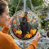 Cattura Sole Puzzle Acrilico, Kit Puzzle Cattura Sole Stile Vetro Colorato di Halloween, Ornamento da Appendere a Finestra Gotico per Casa, Giardino