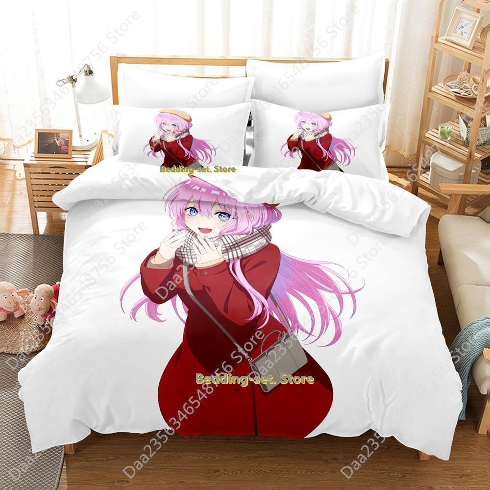 

New Shikimori s Not Just a Cutie Beding Set Carton Anime thre-piece set Adult People Kid Bedrom Duvetcover Sets 3D Kawai Young Girls 100*200cm Single