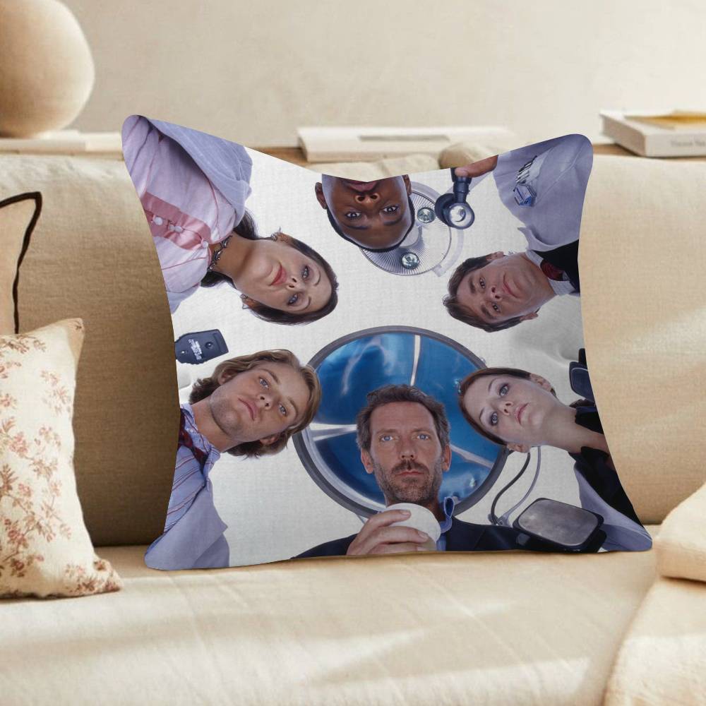 Medical Drama House MD TV Show Personalized picture text home decorative pillows Household Gifts xcm 30x30 cm