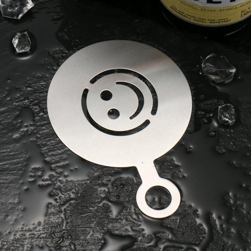 

6 Fancy Coffee Drawing Molds Are Used To Thicken Coffee Milk Foam Printed Cake Decoration Templates Ice Filter