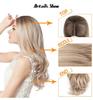 Blonde High Density Temperature Synthetic Wig for Black/White Women Glueless Wavy Cosplay Hair Wig