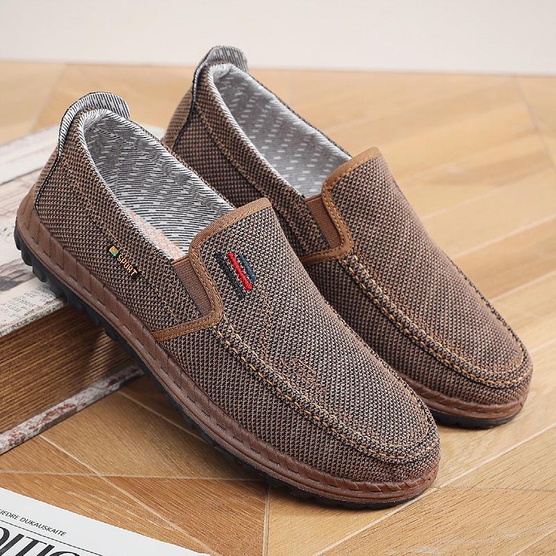 

Тканевая обувь мужская повседневная обувь дышащая одинарная обувь весна и осень мягкая подошва обувь для среднего и пожилого возраста 44