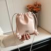 IELGY Fashion Simple Mobile Phone Lucky Bag Bag Lightweight Fresh Drawstring Hand Bag Crossbody