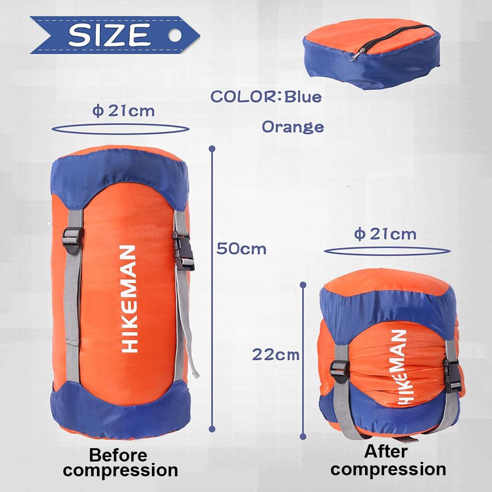 

Наружный спальный мешок Компрессионный мешок Водонепроницаемый сверхлегкий мешок для хранения Сумка для затяжки Кемпинг Походы Компактная экономия места