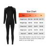 3MM Womens Wetsuit Full Body Surfing Swimwear Thickened Warmth Cold-proof Snorkeling Winter Swimming Wet Suit Black L
