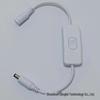 DC5521 USB Power Switch Extension Cord - Black & White