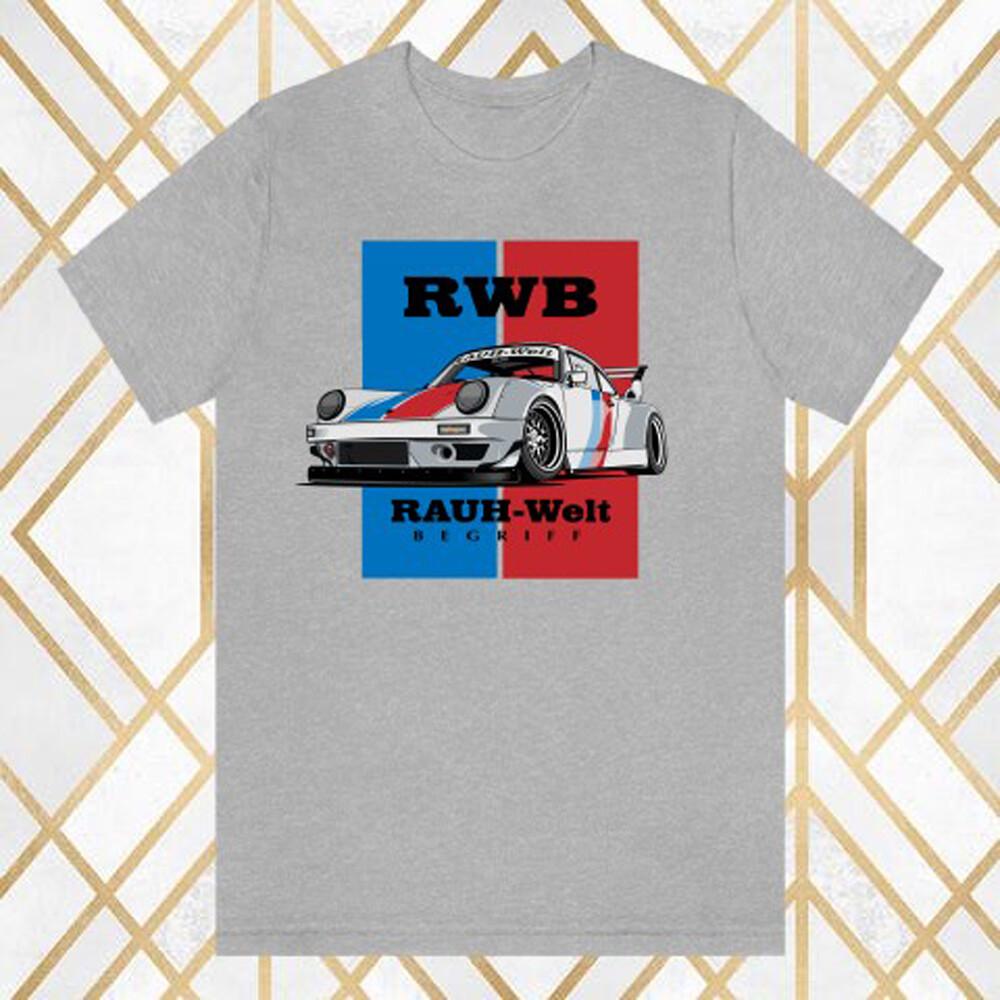 RWB Rauh Welt Begriff Racing Tuner Car Men s Gray Size S 3XL M