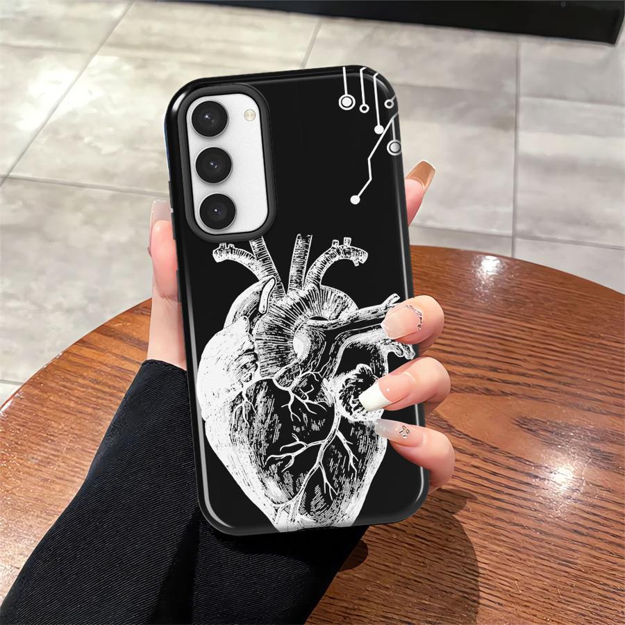 

Creative Cardiovascular Model Heart Soft Cover Capa Phone Case for Samsung Galaxy S25 A36 S25Ultra S24 Ultra A26 S23Ultra S20 FE Galaxy S23 Ultra