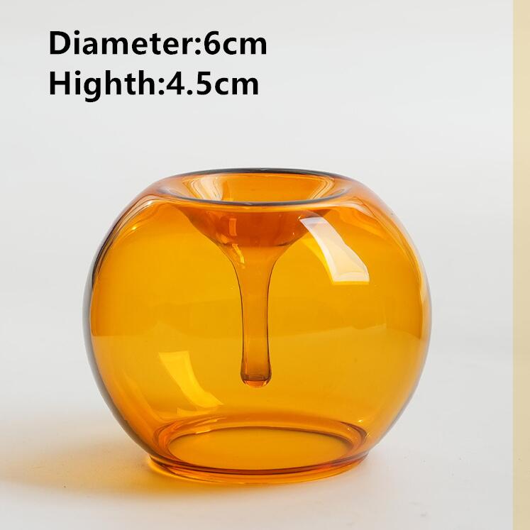 Colorful Glass Ball Incense with Glass Incense Holder, Aroma Stand, Home Indoor Incense Burner, Zen Tea Ceremony Incense Tool