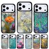 Oil Painting Boho Flower Art Phone Case for iPhone 17 Air 16e 15 14 13 Pro Max Back Cover for 12 11 Pro Coque