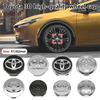 4 Stück 57mm 62mm ABS Auto Radnabenkappen Radkappe Abdeckung Emblem Auto Logo Für C-hr Prado Prius Avensis Rav4 Yaris Hilux