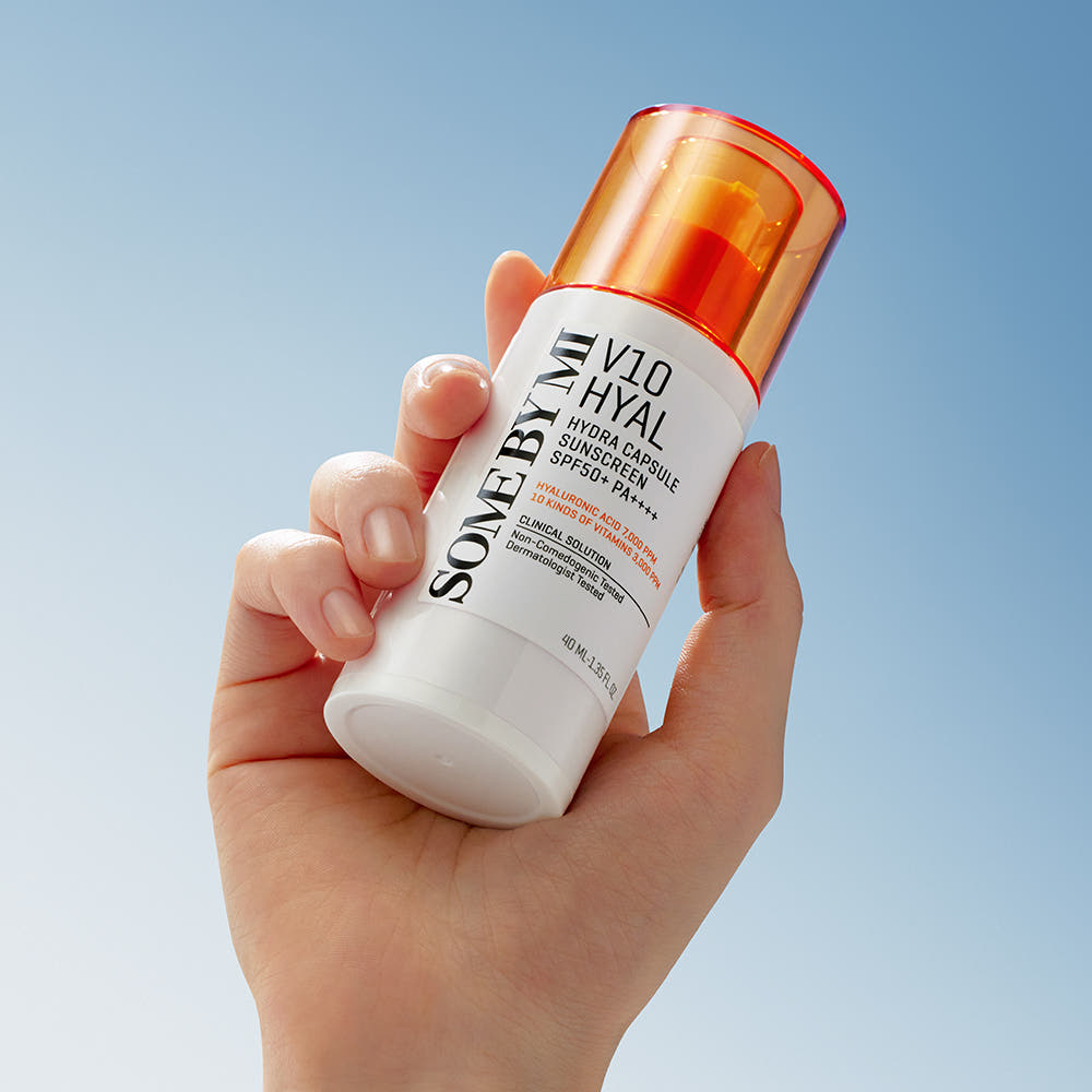 SOME BY MI V10 Hyal Hydra Capsule Sunscreen Moisturizing Daily UV Care Face Sunscreen 40ml