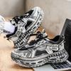 New Low-top Soft-sole Cushioning Sports Outdoor Tire Sole Comfortable and Non-slip Casual Dad Shoes