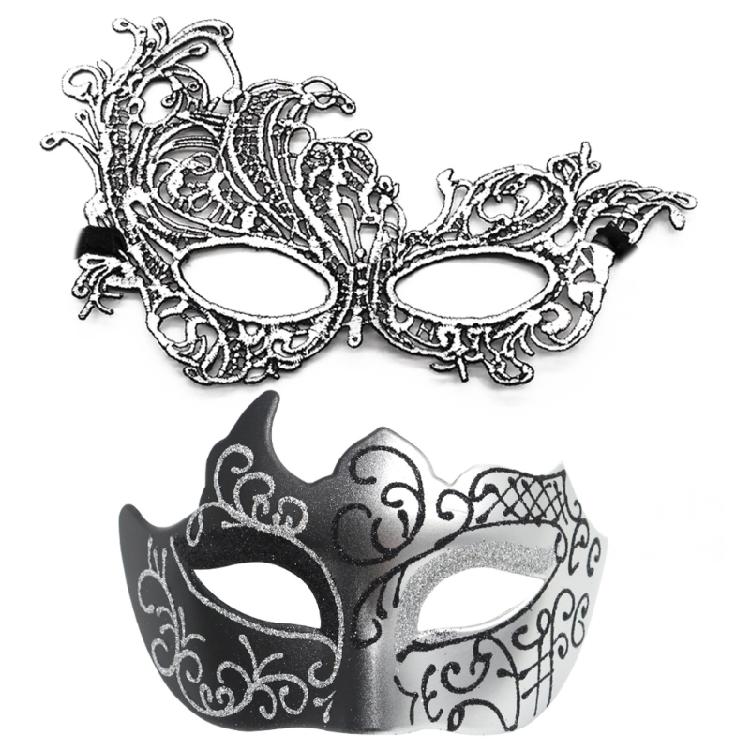 Couple Masquerades Masks Set Venetians Party Mask Costume Mask Mardi Gras Mask Half Face Mask Eyemask for Women Men Gifts