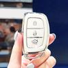 3 Buttons Shell For Hyundai Santa Fe Ix35 Ix25 I10 I30 I40 Rena Sonata Elantra Creta Tucson Fob Holder Tpu Car Key Case Cover