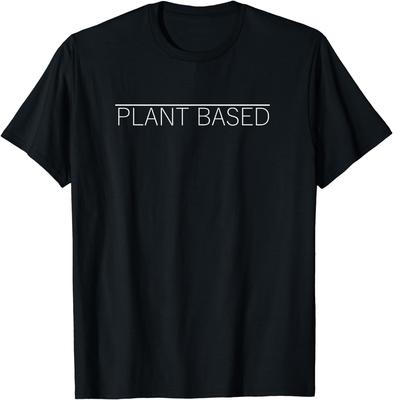 Vegetarian Gift Tee Plant Based Vegan T-shirt Graphic Personalized Custom Printed Women Men Summer T Shirts Camisetas