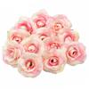 10pcs 4 .5cm Mini Artificial Silk Rose Flower Heads For Home Wedding Decoration Wreath Gift Box Craft Scrapbook Fake Flowers 