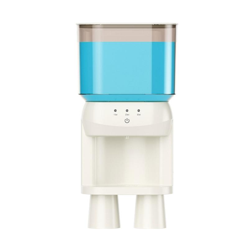 Automatic Mouthwash Dispenser Electric Mouth Rinsing Machine, Wall Hanging 1200mAh Includes Magnetic Cup Holders