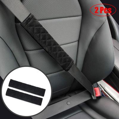 Car Soft Seat Belt Cover Universal Auto Seat Belt Covers Protection Plush Shoulder Interior Auto Accessories Belts Safety W R6G0