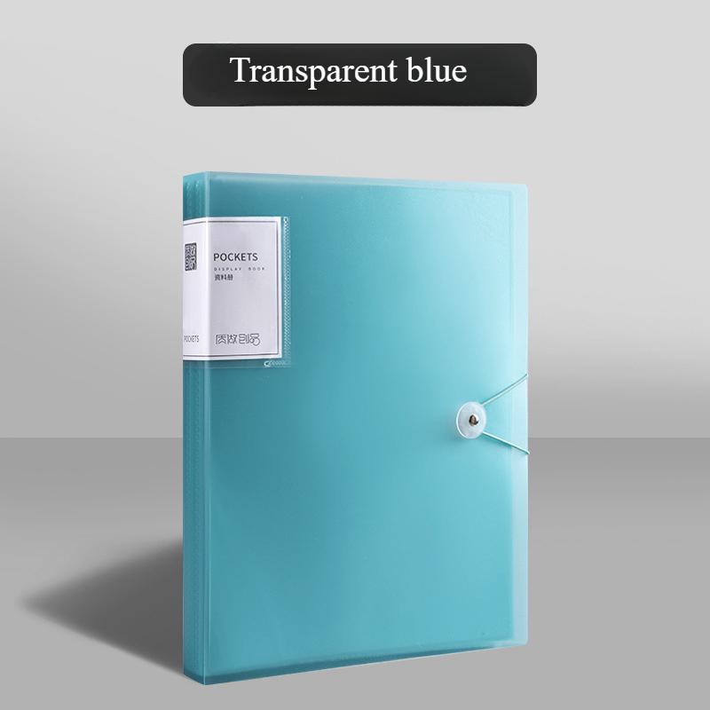 1 Packung, A4 Dokumentenorganisator mit 60 transparenten Fächern - Mehrschichtige Büro- und Schulablage Mappe Schreibtischorganisator Ordner