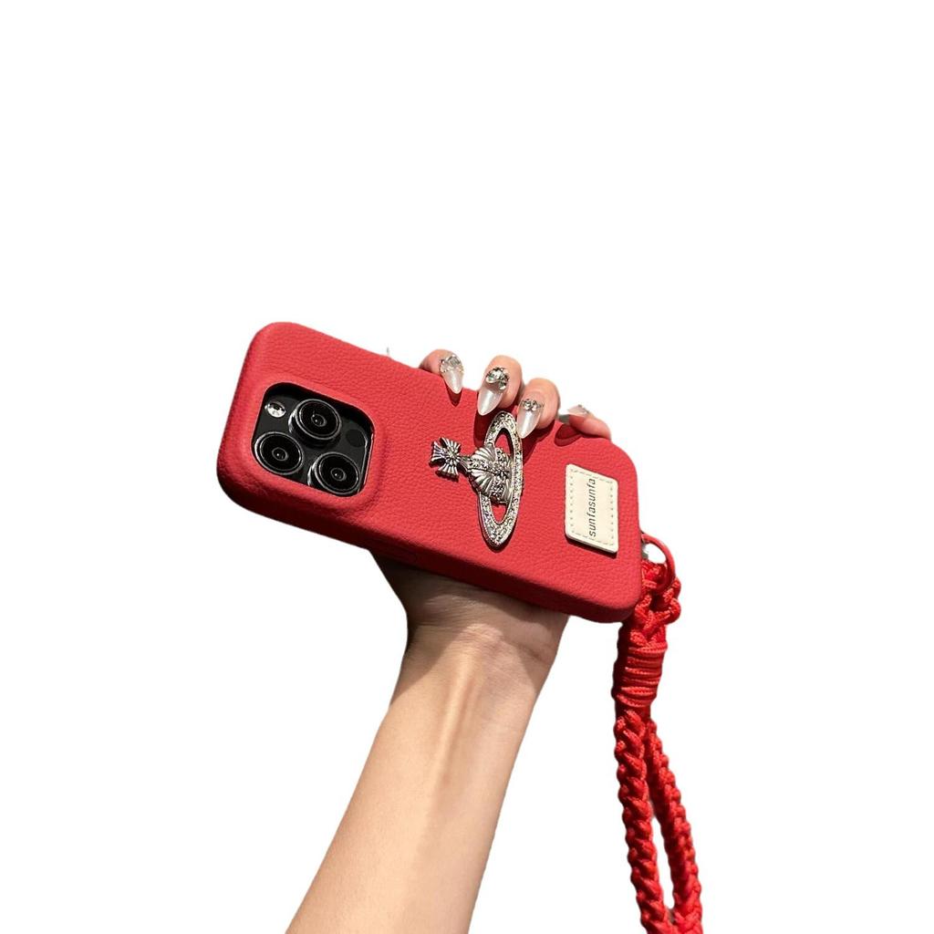 Weinrot Leder Muster Apple 14 ProMax Handyhülle IPhone 15 Pro Neues Modell 13 Damenversion 12 Weiche Hülle 11 Apple 16