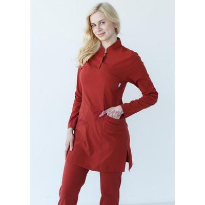 Set Hijab Două Piese Halate Medicale Unisex Doctor Asistentă Uniformă Set Uniformă Medicală Costum Chirurgical Topuri+Pantaloni Mânecă Lungă