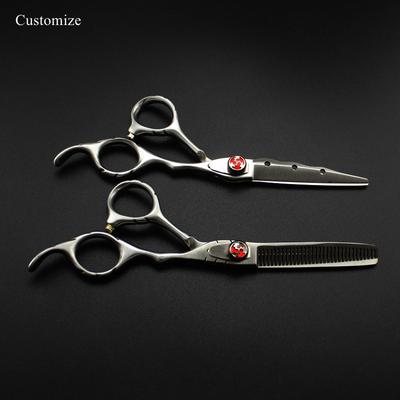 6 '' Matte Hair Scissors Set Haircut Thinning Barber Makas Cutting Shears Tools Hairdressing Scissors