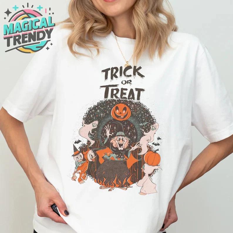 Huey Dewey Louie Duck Witch Hazel Trick Or Treat Shirt Trick Or Treat S