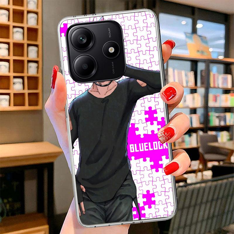 

Чехол для телефона Blue Lock Сидо Рюсей Для Xiaomi Redmi Note 15 14 13 12 11 10 Pro Plus 14S 12S 11S 11T 11E 10S Мягкий чехол-бампер Re Redmi Note 13 Pro 5G