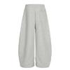 Mens Fleece Wide Leg Pants Star Print Streetwear Sweatpants Loose Fit Winter Trousers