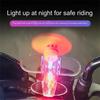 LED Airplane Bike Light - Colorful Rotating Bicycle Safety Warning Lamp for Night Riding - Cool Cycling Accessories