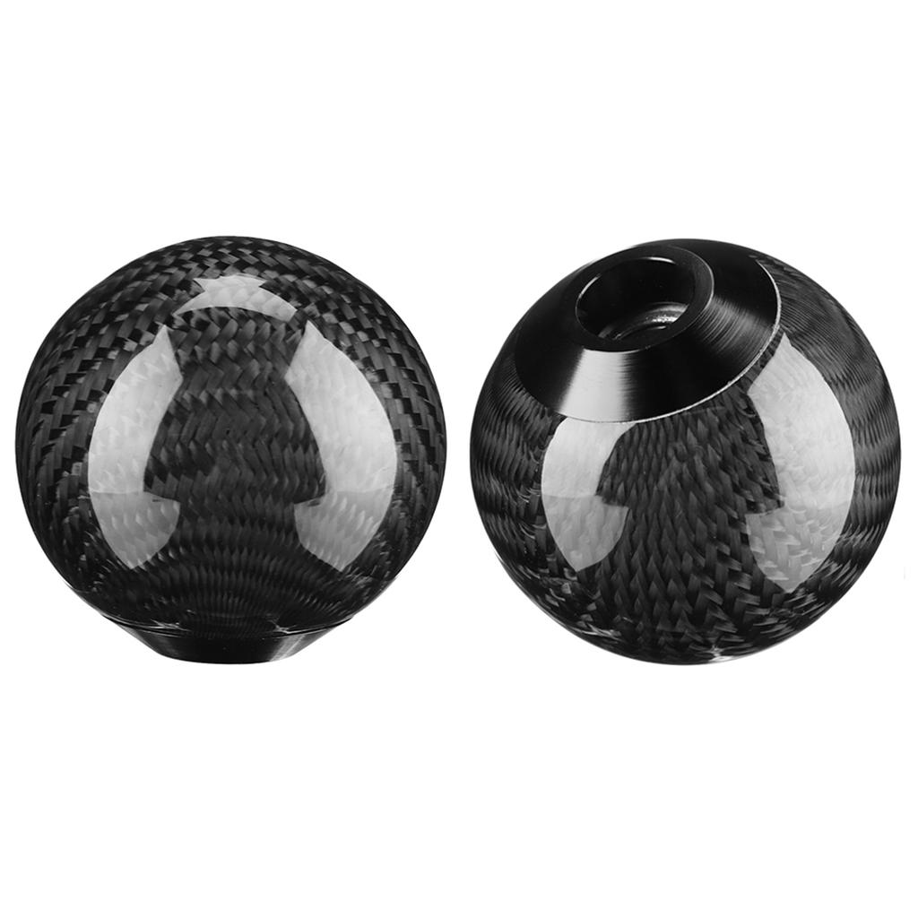 Car Universal Modification Carbon Fiber Manual Knob Gear Shift Head Shifter