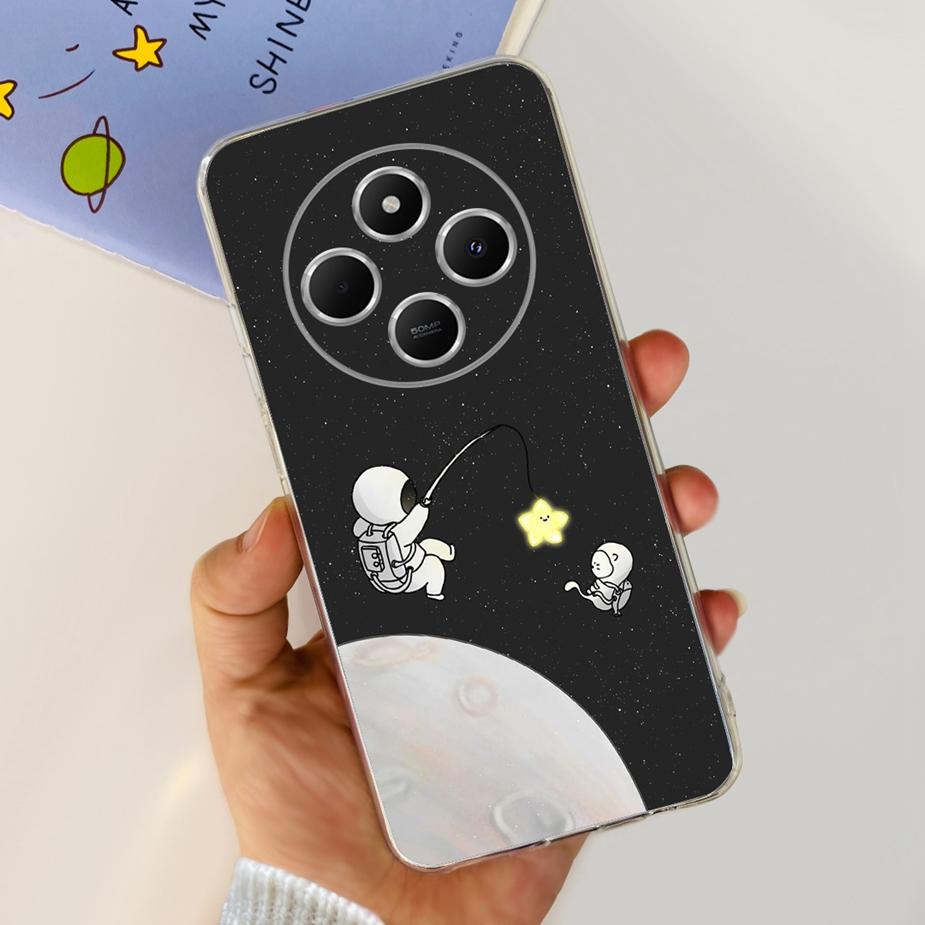 For Xiaomi Redmi 14C Case Poco C75 Cute Cat Cartoon Cover Soft Silicone Phone Case For Xiaomi Poco C75 Redmi 14C 14R Fundas Capa