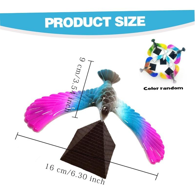 Balancing Bird Toy, Plastic Balance Bird with Pyramid Stand, Fun Stress Relief Balance Finger Toy, for Office Desk Display Decor, Random Color.